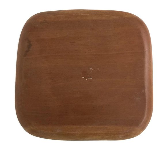 Wood Serving Tray, Teak Wooden Plate for Candle - Picture 6 of 6